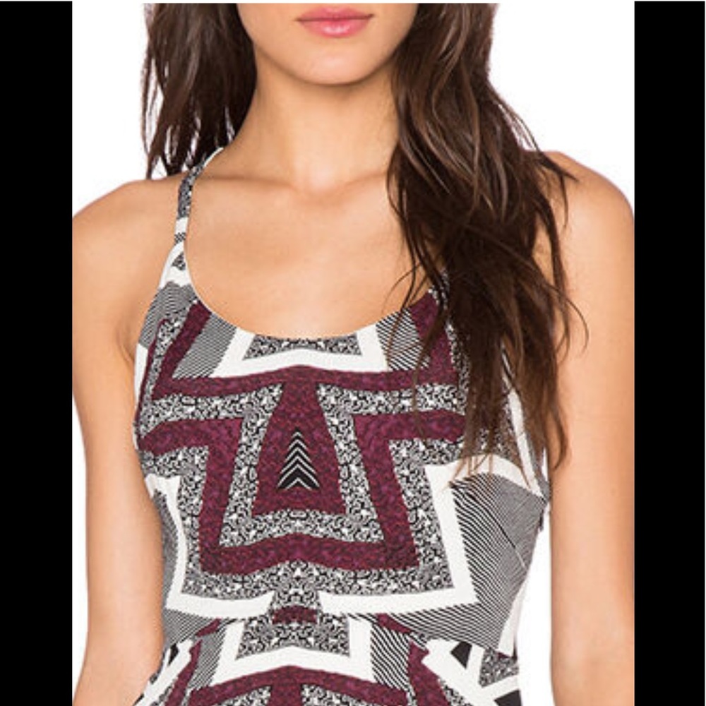 FREE PEOPLE SERVES YOU RIGHT PRINTED MAXI DRESS - Picture 10 of 14